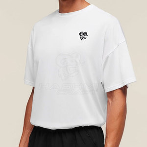 T-shirts amples pour hommes, style moderne, coutures durables, tissu premium, coupe ample, vêtements décontractés pour le fitness - Product Image 5