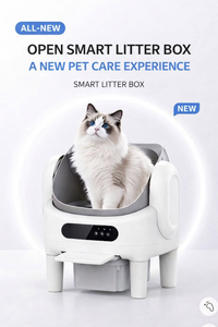 Smart Automatic <b>Cat</b> Litter <b>Box</b> Oval Shape 80L Plastic Dust-Free Odor Control Easy Clean Large Capacity Eco-Friendly Smart - Product Image 2