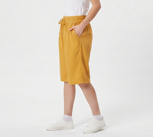 <b>Women</b> Oversize Sweat <b>Short</b> Heavy Weight Winter <b>Shorts</b> Mid Waist Drawstring <b>Shorts</b> Casual Polyester Loose Fit Sweat <b>Shorts</b> - Product Image 4