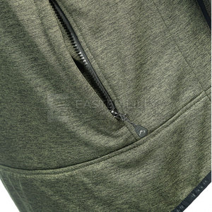 Veste softshell pour homme sur mesure, col montant, vente en gros de vestes softshell - Product Image 5