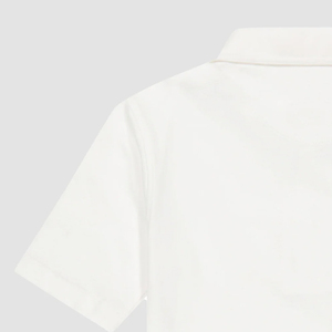 T-shirt à col rabattu pour garçons avec logo personnalisable, couleur unie, pour les acheteurs en gros, service OEM, conception pour la vente en gros - Product Image 5