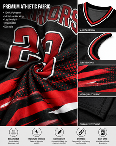 Elegante Conjunto de Baloncesto con Elementos Gráficos Atrevidos, Material Transpirable y Costuras Resistentes para Profesionales y Jugadores - Product Image 6