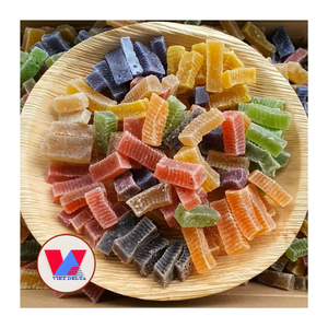 Caramelos de gelatina de algas marinas de frutas naturales, barra de gomitas de musgo marino multicolor, aperitivo dulce de Eucheuma para caja de regalo, empaque en bolsa con cierre. - Product Image 1