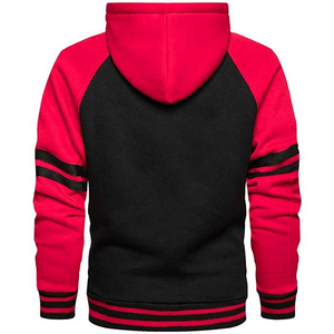 Sudadera con capucha de gran tamaño, estilo informal, para hombre, fabricada en fábrica OEM, con hombros caídos, para invierno, cálida, de forro polar, para uso en exteriores, a bajo precio. - Product Image 2