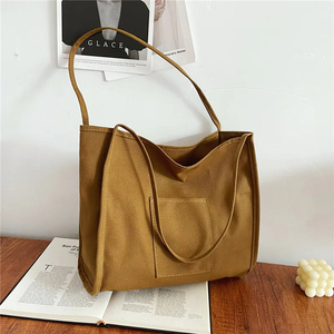 Sac fourre-tout de plage écologique personnalisé pour femme, haute qualité, vente en gros 2025, ouverture supérieure, lavage à la main, bandoulière, capacité 3L+, logo personnalisé 03 - Product Image 4