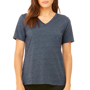 Camiseta Elegante con Cuello Redondo para Mujer, Impresión Personalizada al por Mayor, Ecológica, Informal, 100% Algodón, Decoración Bordada, Personalizada - Product Image 3