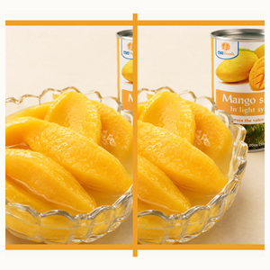 Mango enlatado en almidón ligero, delicioso, hecho en Vietnam, de la mejor calidad y precio de fábrica, enlatado en latas de 30 oz. - Product Image 2