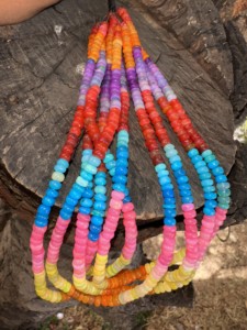 Multi Color Opal Beaded Strand, 5-6mm Multi Color Opal <b>Necklace</b>, Opal Smooth Rondelle, Multi Color <b>Candy</b> Opal Handmade Beads - Product Image 3