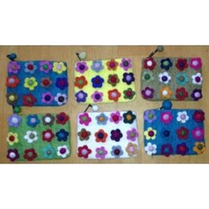 Bolso de Fieltro Creativo con Cremallera Bordada para Mujer, con Correa de Cadena y Forro 100% Algodón, Ecológico para Uso Diario - Product Image 5