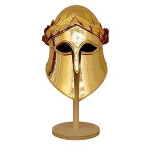Casco de Guerrero Medieval de Metal, Casco Decorativo de Armadura, Réplica Hecha a Mano, Disfraz Histórico, Decoración Coleccionable para el Hogar - Product Image 1