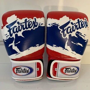 ถุงมือชกมวย MMA แบบสั่งทำพิเศษ Fair tex คุณภาพสูง หนัง PU กันลม น้ำหนักเบา สำหรับทุกเพศ ถุงมือชกมวยซานด้า มวยไทย - Product Image 5