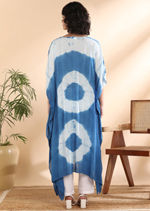 High Quality Designer Rayon <b>Kaftan</b> Tie Dyed <b>Summer</b> Daily Wear Regular Fit Sweetheart neck at Best Price by Supplier - Product Image 3