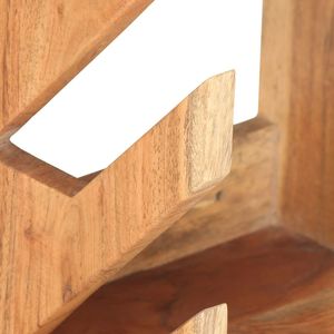 Support mural pour skateboard en bois d'acacia massif 9,8''x7,9''x11,8'' - Product Image 6