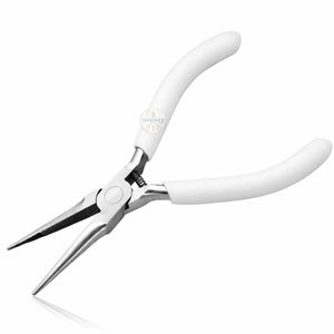 คีมปากโค้งขนาดเล็กอเนกประสงค์ LUMINEX IMPEX LI-110 ผลิตจากเหล็กกล้าคาร์บอน สำหรับทำเครื่องประดับ ควบคุมได้ดีขึ้น แม่นยำขึ้น - Product Image 4