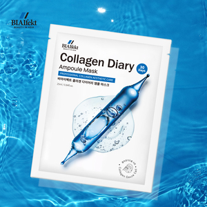 Masque Visage Coréen BIAIfekt Collagen Diary Ampoule Anti-Âge Éclaircissant Hydratant Minimisant le Sébum Équilibrant Apaisant Hydratation Intense - Product Image 1