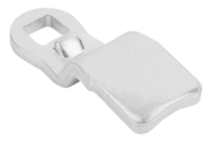 K0523 Lengüeta con tope, desplazada hacia arriba L=45, A a H 18,5=16,5, Acero galvanizado - Product Image 2
