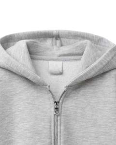 Custom Men's 100% Cotton <b>Zip</b> Up Hoodie Full Zipper <b>Hooded</b> Sweatshirt Casual Streetwear Custom Logo OEM ODM Wholesale - Product Image 4