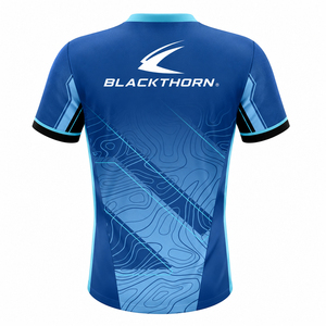 เสื้อเทนนิส/แพเดิล คอวี แขนสั้น พิมพ์ลายแบบซับลิเมชั่นเต็มตัว ทรงสปอร์ต เป็นมิตรต่อสิ่งแวดล้อม - Product Image 2