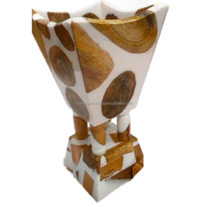 Quemador Bakhoor de diseño de lujo mubkhara con incrustaciones de resina y soporte de incienso para el hogar, fabricante moderno de quemadores Bakhoor - Product Image 6