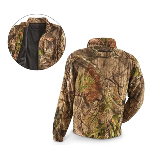 Unisex Winter Camouflage Soft <b>Shell</b> Hunting Jacket Quick Dry Full Sleeve - Product Image 3