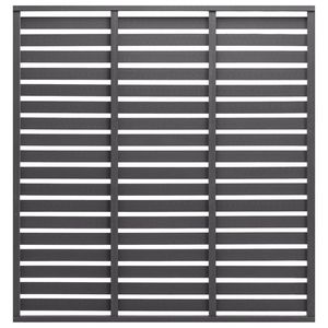 Panneau de clôture WPC gris 70,9''x70,9'' – Treillis et portails en fer forgé de qualité supérieure - Product Image 1