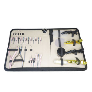 Kit d'outils pour extensions de cheveux en acier inoxydable à 100 %, vente en gros, logo personnalisé, qualité supérieure, pinces pour extensions de cheveux très vendues, ensemble d'accessoires - Product Image 3