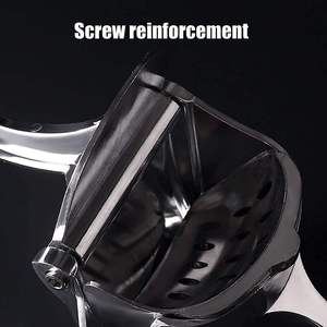 Presse-agrumes manuel ergonomique multi-fonctions en aluminium Bold Blossom, anti-corrosion, pour un pressage facile des citrons et des limes en cuisine - Product Image 5