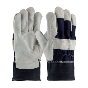 Gants de travail en cuir pour hommes, résistants aux coupures, anti-chaleur, renforcés, pour travaux lourds - Product Image 6