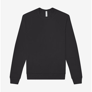 Sweat-shirt unisexe Bella Canvas 100% coton, doublure hiver respirante en molleton éponge, col rond raglan 3901 - Product Image 5