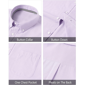 Camisa de Vestir Personalizada para Hombre, Manga Larga, Formal, Transpirable, 100% Algodón, OEM, Ropa al por Mayor - Product Image 4