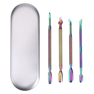 Herramienta Profesional Personalizada de Doble Punta para Empujar y Remover Cutículas de Acero Inoxidable con Acabado Satinado/ Mate/ Espejo - Product Image 2