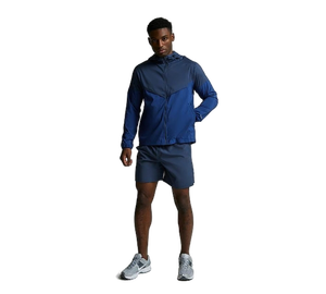Men's Hooded Windbreaker Set Color Blocking Zipper Closure Sporty Outdoor Wear Summer Polyester Material - Product Image 1
