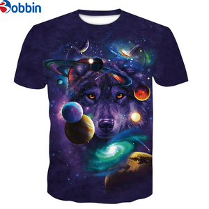 Camiseta de Manga Corta para Hombre con Estampado 3D por Sublimación, Diseño Nuevo, Superventas, Spandex/Poliéster, Estilo Hip Hop, Corte Regular - Product Image 4