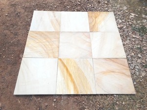 Dalles et carreaux en pierre naturelle durable de sable de menthe du désert pour l'architecture de style patrimonial - Product Image 2