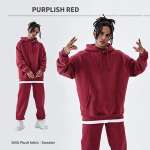 Ensemble de survêtement décontracté pour homme, coupe ajustée, 2 pièces, couleur unie, avec veste semi-zippée et pantalon de jogging - Product Image 5