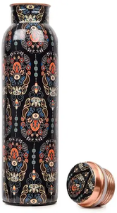 Printed Copper Thermal Insulated Eco-Friendly <b>Water</b> <b>Bottle</b> <b>with</b> Screw-On <b>for</b> - Product Image 3