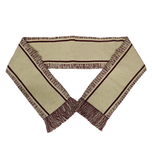 Conjunto Premium de Bufanda y Gorro de Punto Jacquard Kapa Alpha Psi en Rojo Carmesí y Crema - Regalo de Invierno Nupe Heritage - Artículos de Distinción Diamond Achievement - Product Image 2