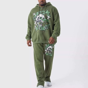 Survêtement jogging en molleton personnalisé pour hommes, vente en gros, pour marques streetwear américaines, faible MOQ, marque privée pour la vente au détail - Product Image 3