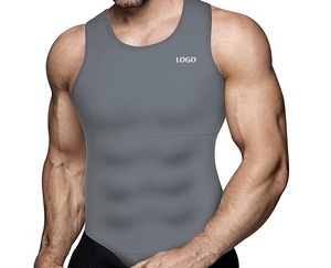 Men Compression Tank Top Slimming Body Shaper Quick Dry Sleeveless Fitness Vest Gym <b>Shapewear</b> - Product Image 6