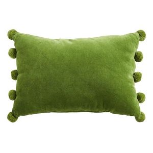Geometric Pattern Decorative Oval Pillow Covers Washable Woolen Woven Cotton Zipper Closure American Style Home Decor <b>Cushion</b> - Product Image 3