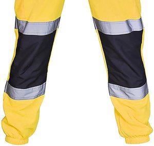 Pantalon de travail unisexe de sécurité pour la construction, haute qualité, réfléchissant, cargo, séchage rapide, respirant, personnalisable - Product Image 4