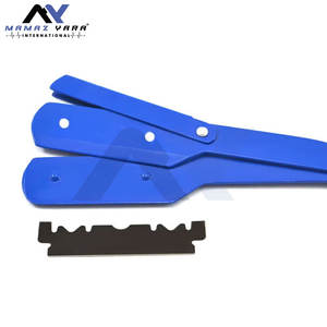 Navajas de barbero con logotipo personalizado, cierre giratorio, color azul, acero inoxidable, navajas para afeitar la garganta, navajas de la mejor calidad - Product Image 5