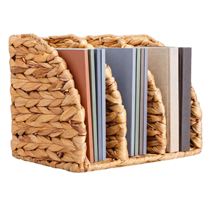Cesta de Almacenamiento de Jacinto de Agua Natural al por Mayor, Tejida a Mano, Organizador de Revistas, Portaobjetos, Soporte para Vajilla, Libros y Periódicos, Vietnam - Product Image 4