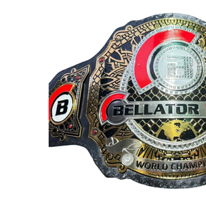 Ceinture de champion du monde de MMA Bellator, sangle noire, design or et rouge, qualité supérieure, ceinture de titre pour les fans et les collectionneurs de MMA - Product Image 3