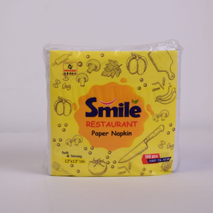 Restaurant <b>Paper</b> Napkins Soft Strong 1ply 13 x 13 Inch Disposable Facial <b>Tissues</b> <b>Yellow</b> Pack for Dining - Product Image 6