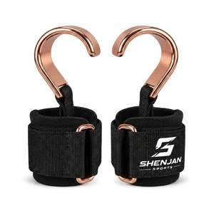 Protection Heavy Duty Custom Wholesale Neoprene Powerlifting Hooks Deadlift Pull Ups Training Non-Slip Adjustable Professional - Product Image 2