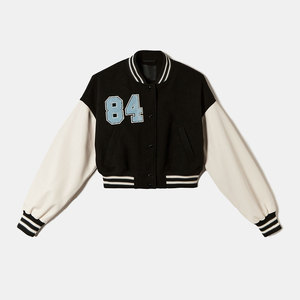 New Stylish Women Collage University Regular Breathable Eco-Friendly Windproof <b>Winter</b> Varsity Jacket Custom Colors Soft Lining - Product Image 5