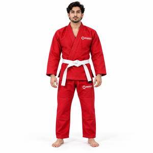 ชุดยูนิเซ็กซ์สำหรับบราซิลเลียนยิวยิตสู (BJJ Gi) สำหรับผู้ใหญ่ ผ้ากิโมโนระบายอากาศได้ดี ซึมซับเหงื่อ เป็นมิตรกับสิ่งแวดล้อม ผ้ากันหดตัว น้ำหนักเบา - Product Image 1