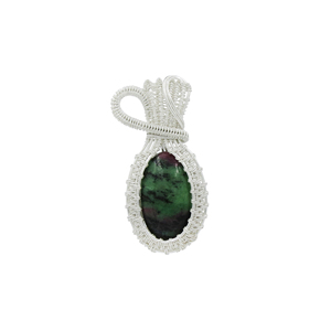 Pendentif ovale en pierre naturelle fait main, plaqué argent, style bohème, collier unisexe, bijou cadeau, à porter au quotidien - Product Image 1