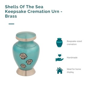 Elite Aluminum <b>Keepsake</b> <b>Memorial</b> Cremation Urn Ash Holder Crafted With Elegant Texture Finish And Secure Threaded Top - Product Image 5